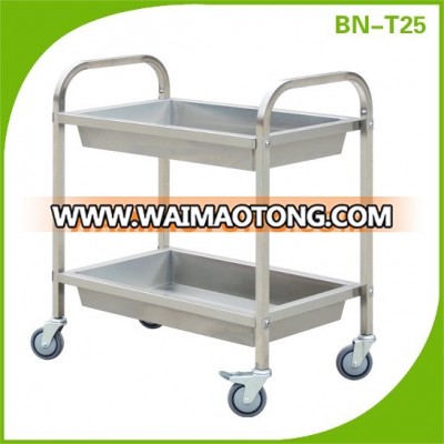 Commercial kitchen high quality dish collection trolley