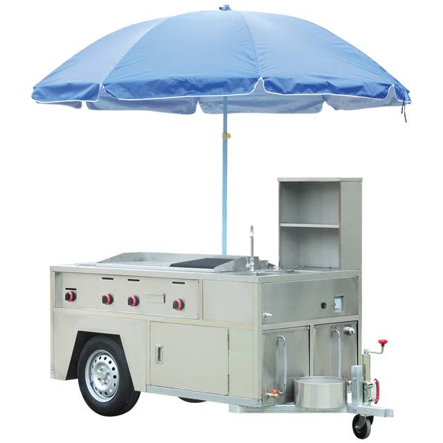 Restaurant Equipment Stainless Steel Street Snack Carts/ Mobile Food Carts /vending Truck Cart Bn-630